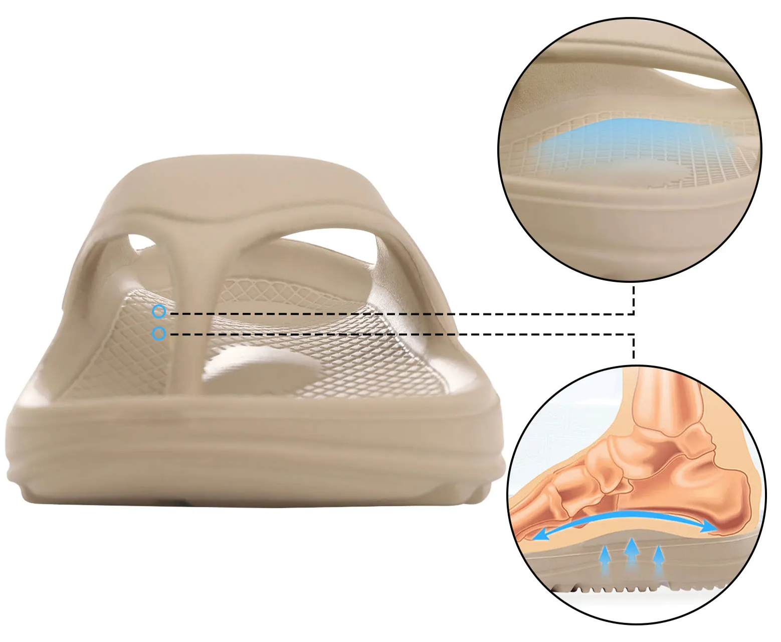 Sandália Anatômica Design Ergonômico Nuvem Horizonte Zen, Conforto Supremo o Dia Todo