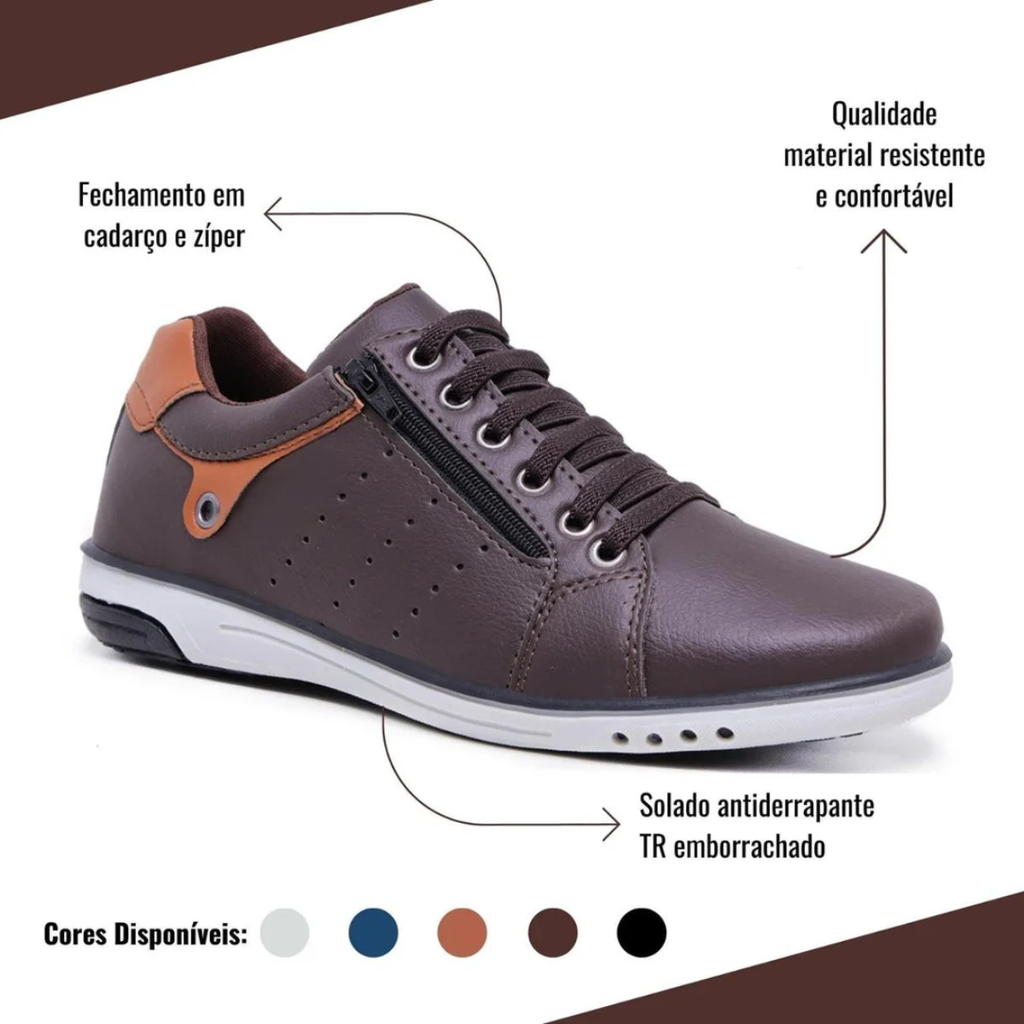 Tênis Ortopédico Design Ergonômico Horizonte Vital Harmonia, Conforto Absoluto Para Longas Caminhadas