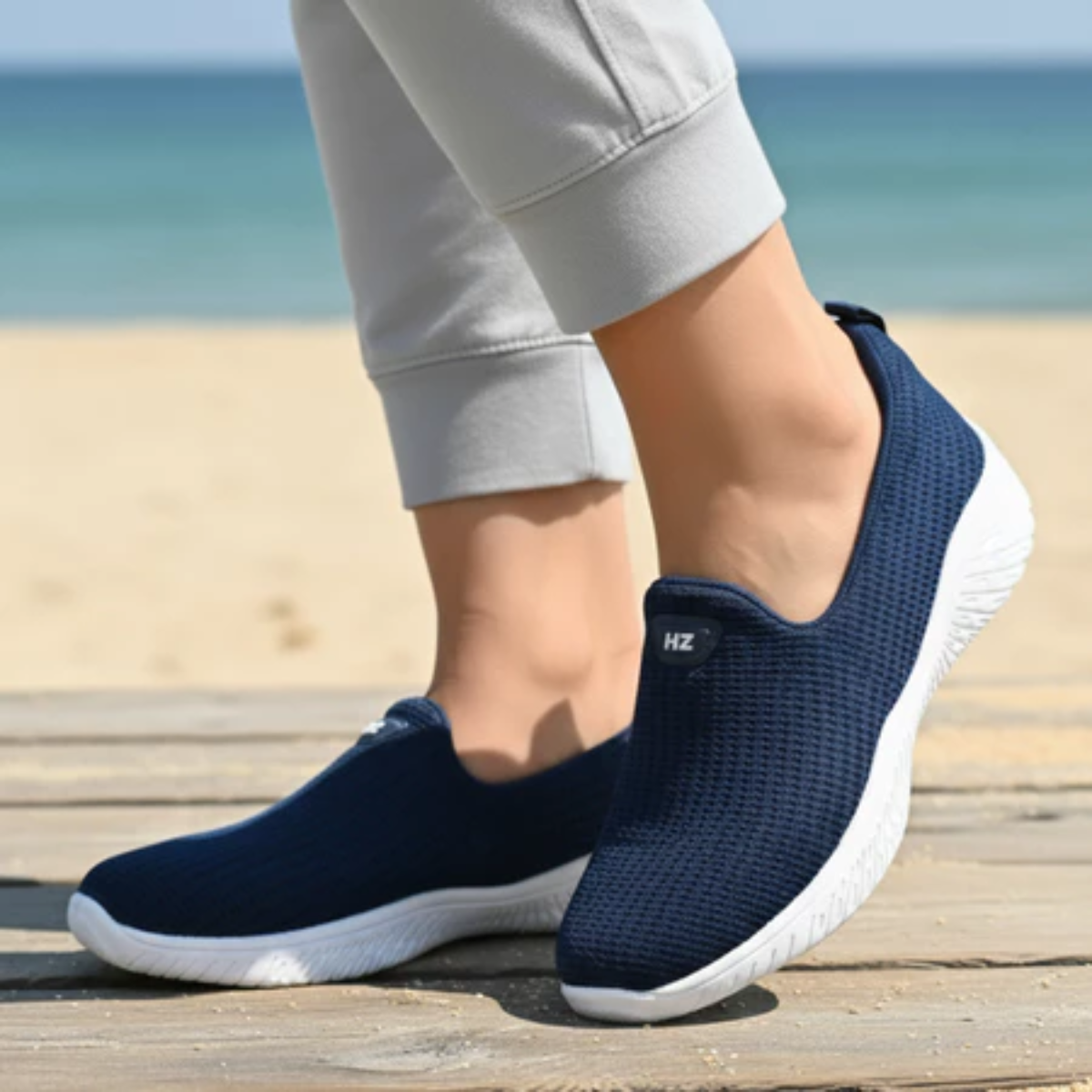 Tênis Ortopédico Design Ergonômico Horizonte Pleno Inspiração, Alívio e Suporte Para Caminhadas Longas