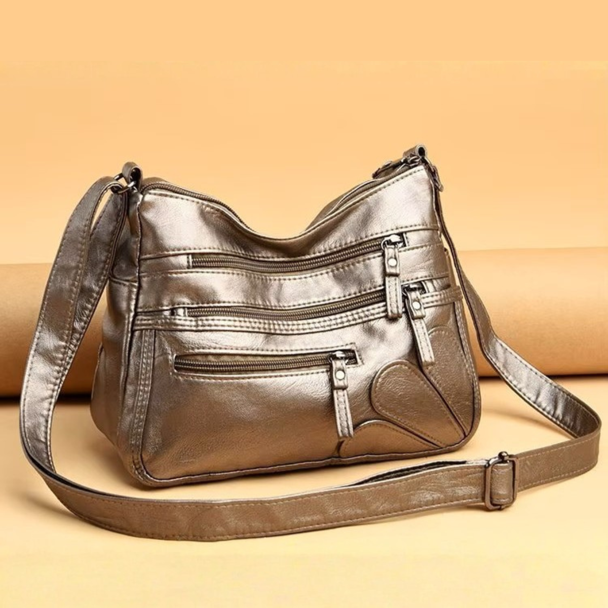 Bolsa Transversal Horizonte Selene Aura, Elegância Atemporal e Durabilidade