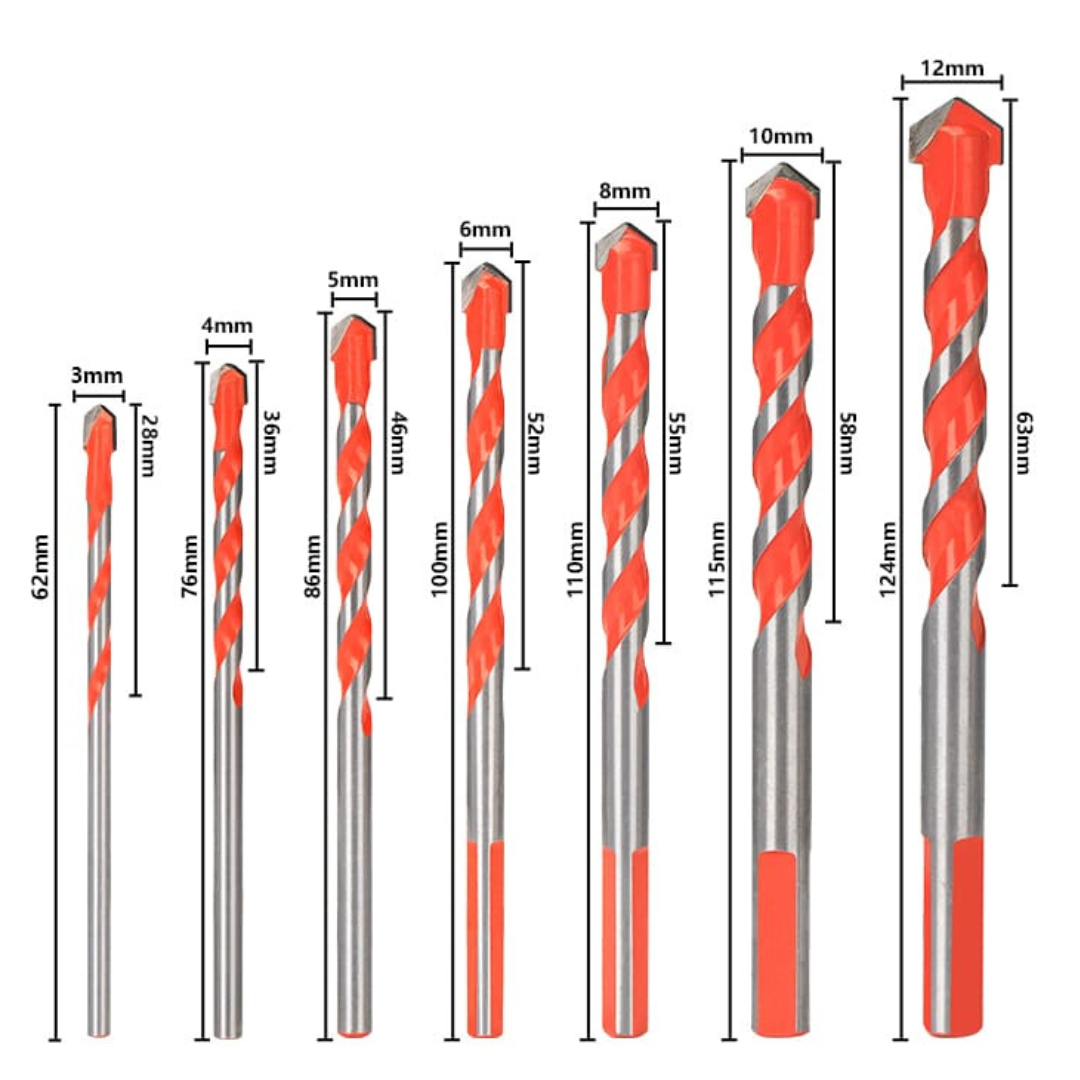 Brocas Diamantada Drill | Kit Completo