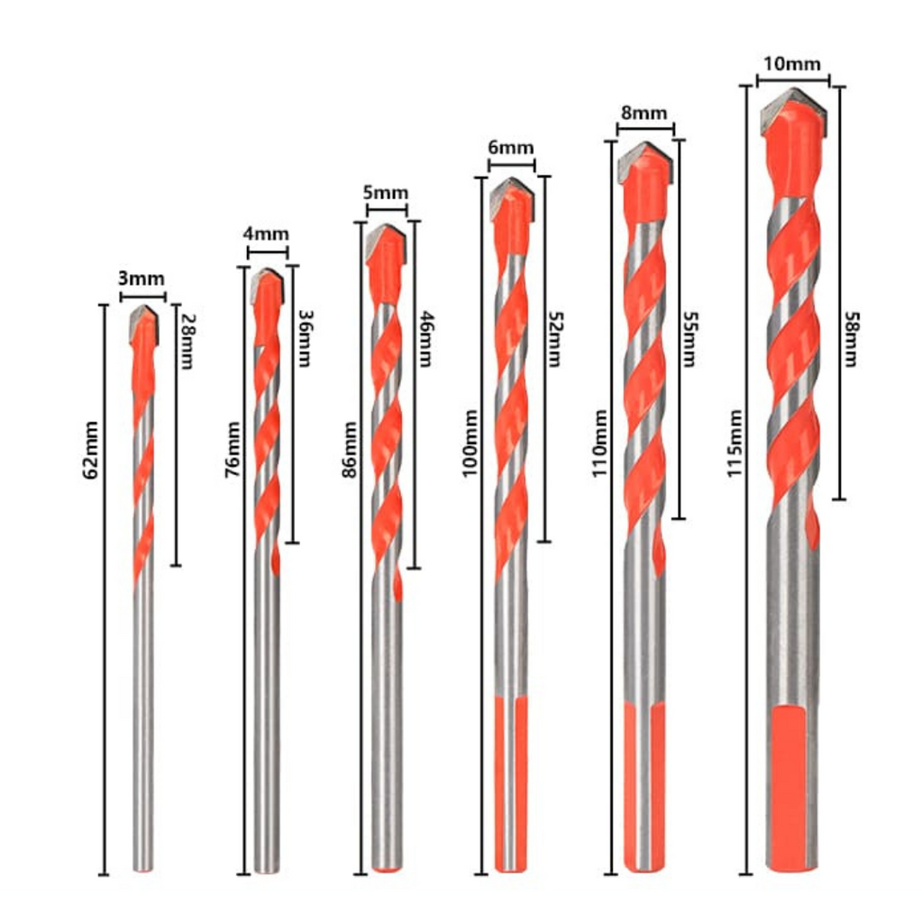 Brocas Diamantada Drill | Kit Completo