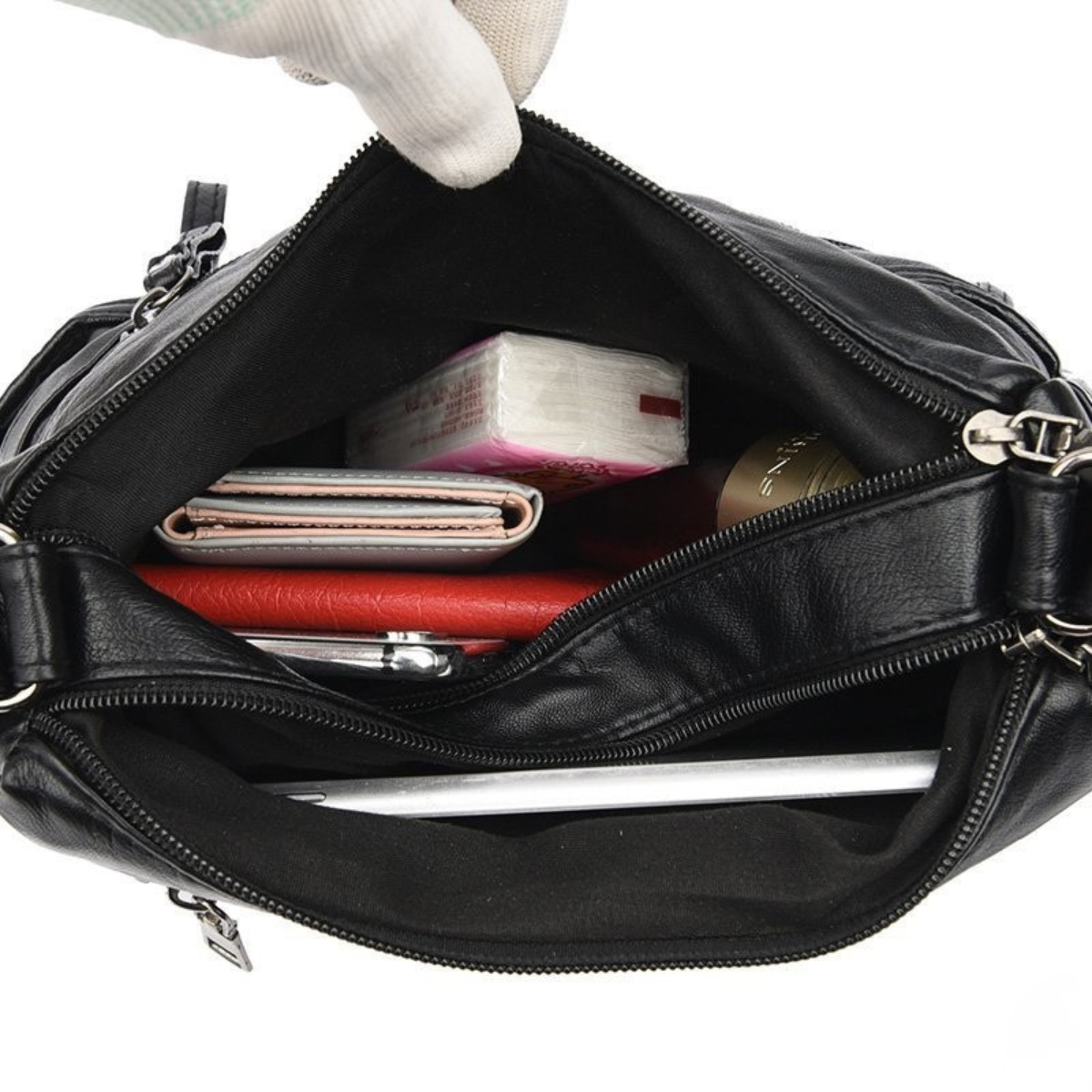Bolsa Transversal Horizonte Selene Aura, Elegância Atemporal e Durabilidade