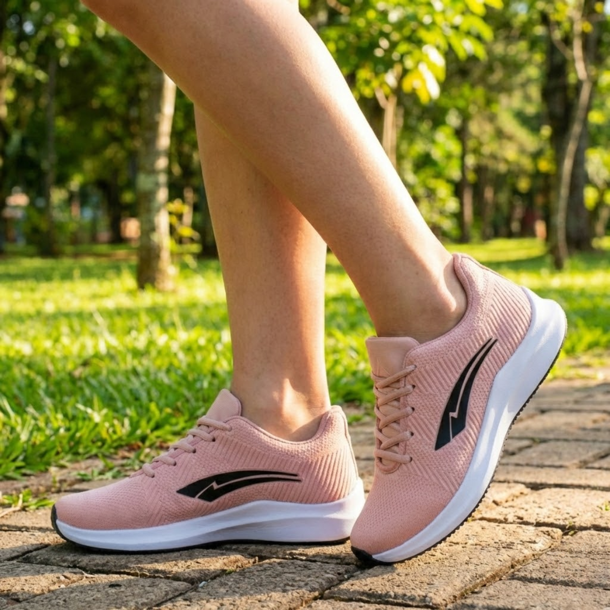 Tênis Esportivo Design Ergonômico Horizonte Vital Serenidade, Caminhadas Sem Dor e Suporte Ortopédico