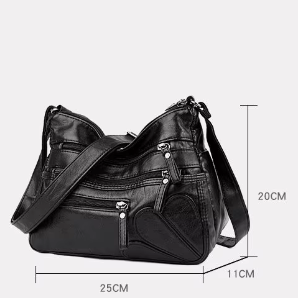 Bolsa Transversal Horizonte Selene Aura, Elegância Atemporal e Durabilidade