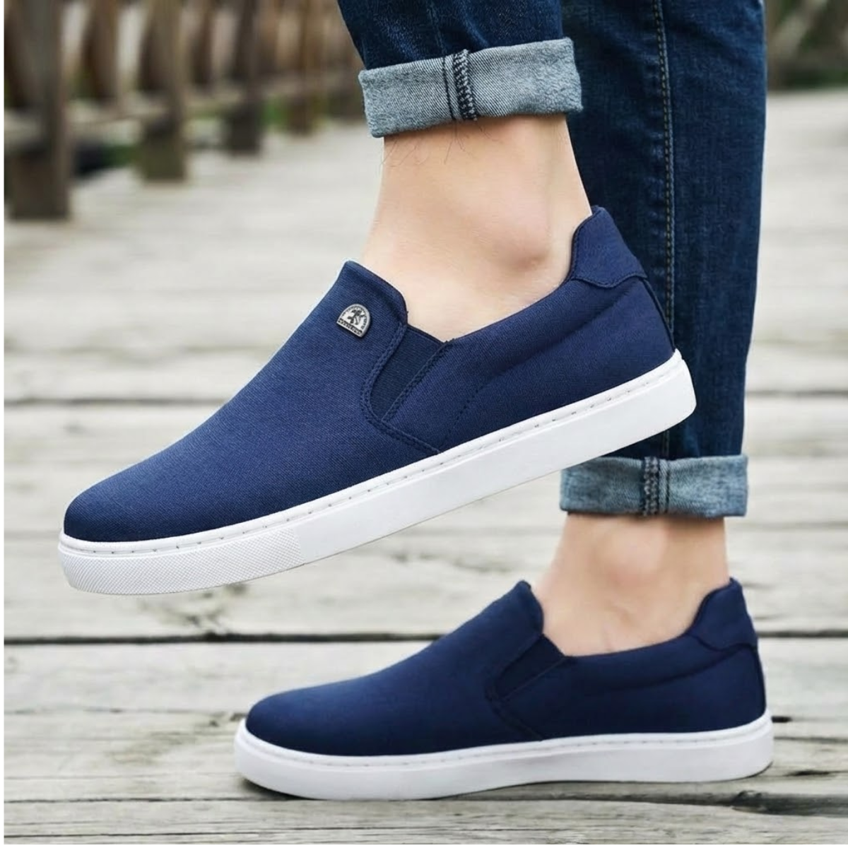Tênis Slip On Palmilha Ortopédica Horizonte Vitalidade, Conforto Absoluto Para Longas Caminhadas