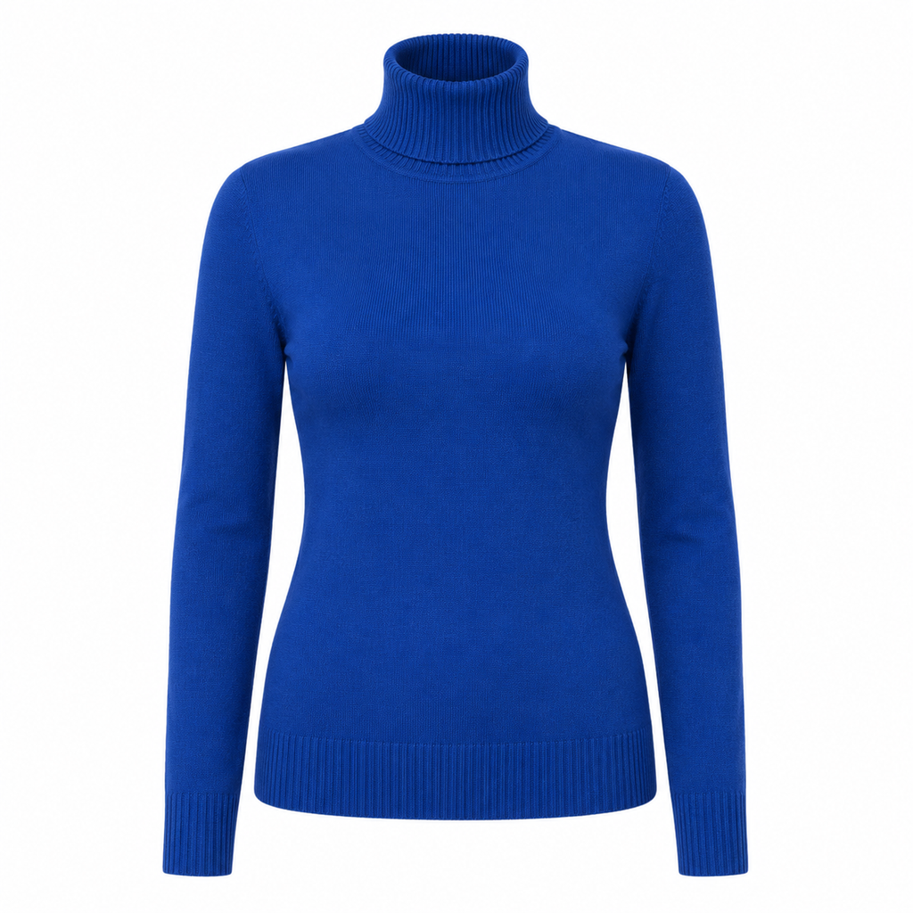 Blusa de Frio Cacharrel Feminina Gola Alta Tricô Ferrazi