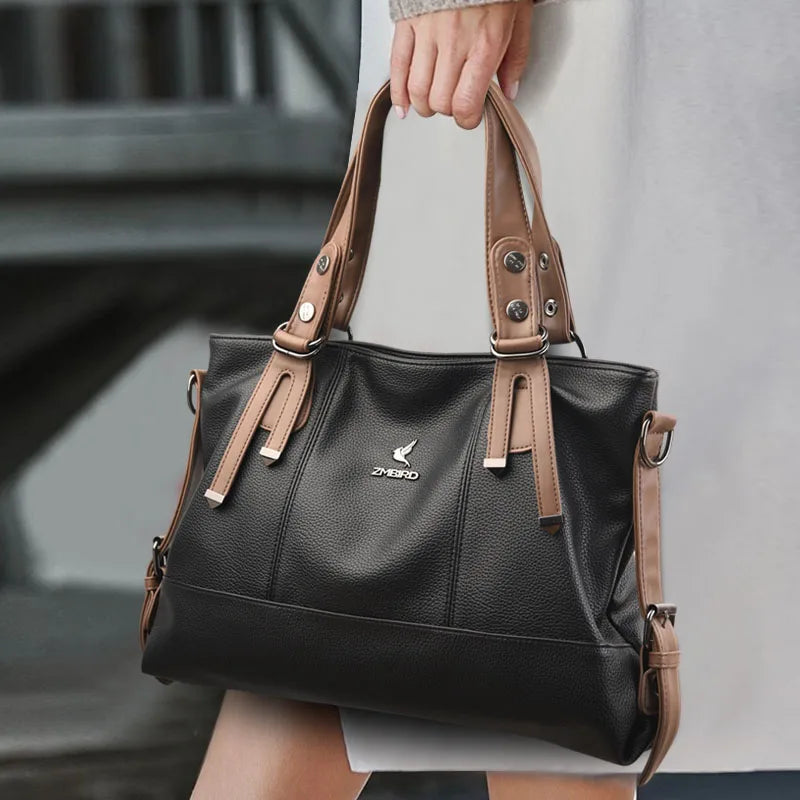 Bolsa Feminina Premium Aura Atlântico Verso, Elegância Atemporal e Durabilidade Superior