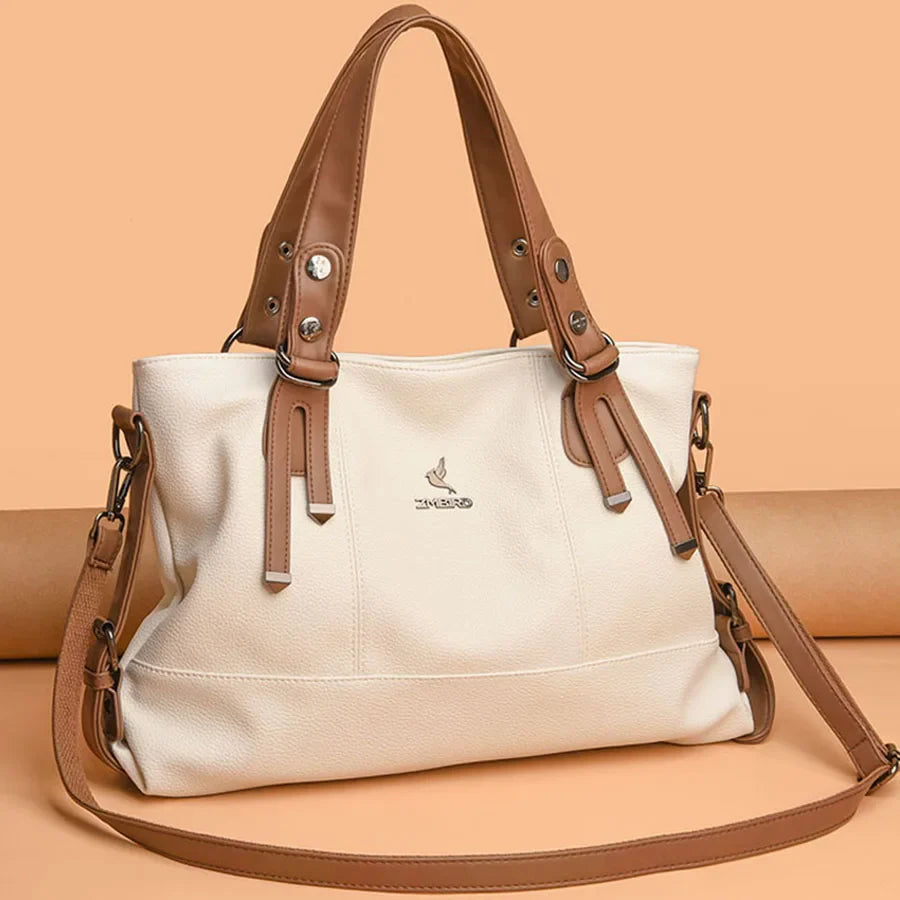 Bolsa Feminina Premium Aura Atlântico Verso, Elegância Atemporal e Durabilidade Superior