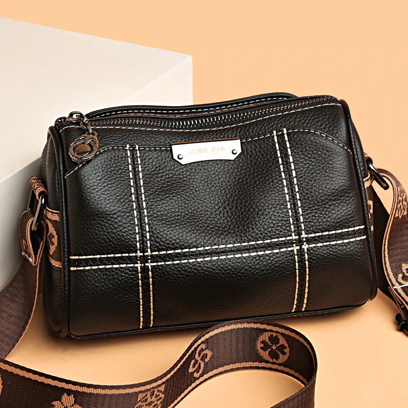 Bolsa Transversal Legítimo Aura Majestade, Elegância Atemporal e Praticidade Refinada