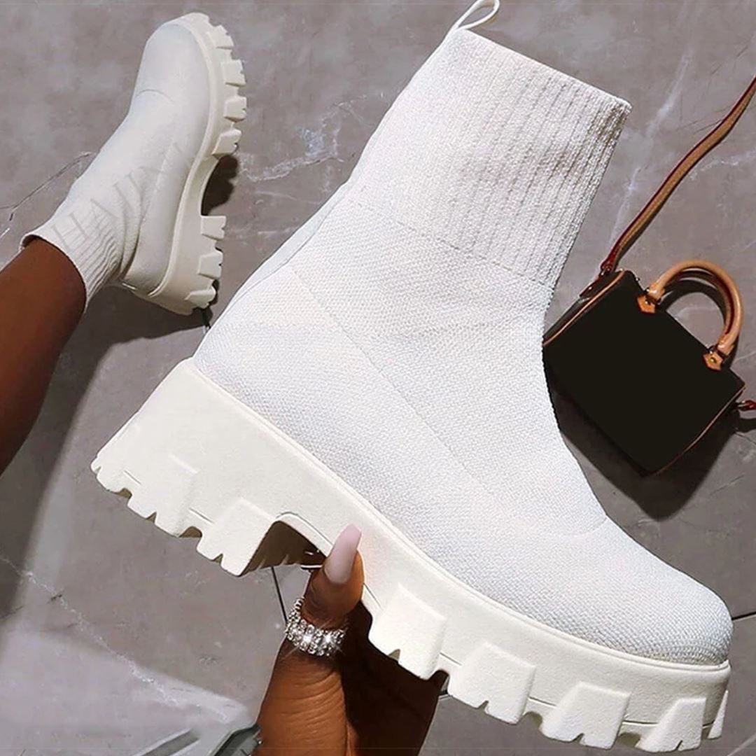 Bota Coturno Plataforma Urbana Horizonte Jazz, Estilo e Conforto em Cada Passo