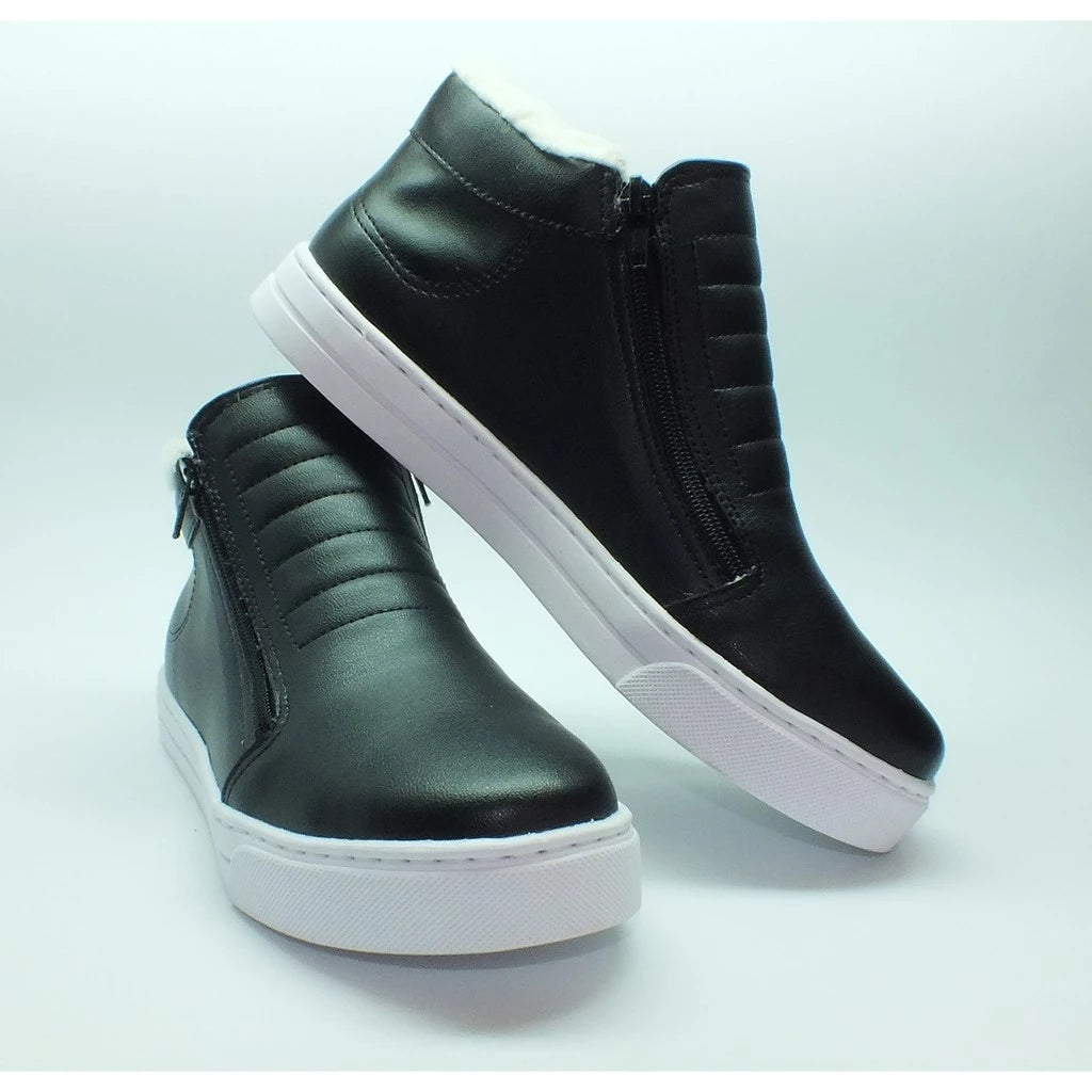 Bota Coturno Feminino com Forro de Lã para Inverno Ferrazi