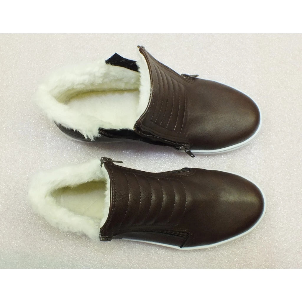 Bota Coturno Feminino com Forro de Lã para Inverno Ferrazi