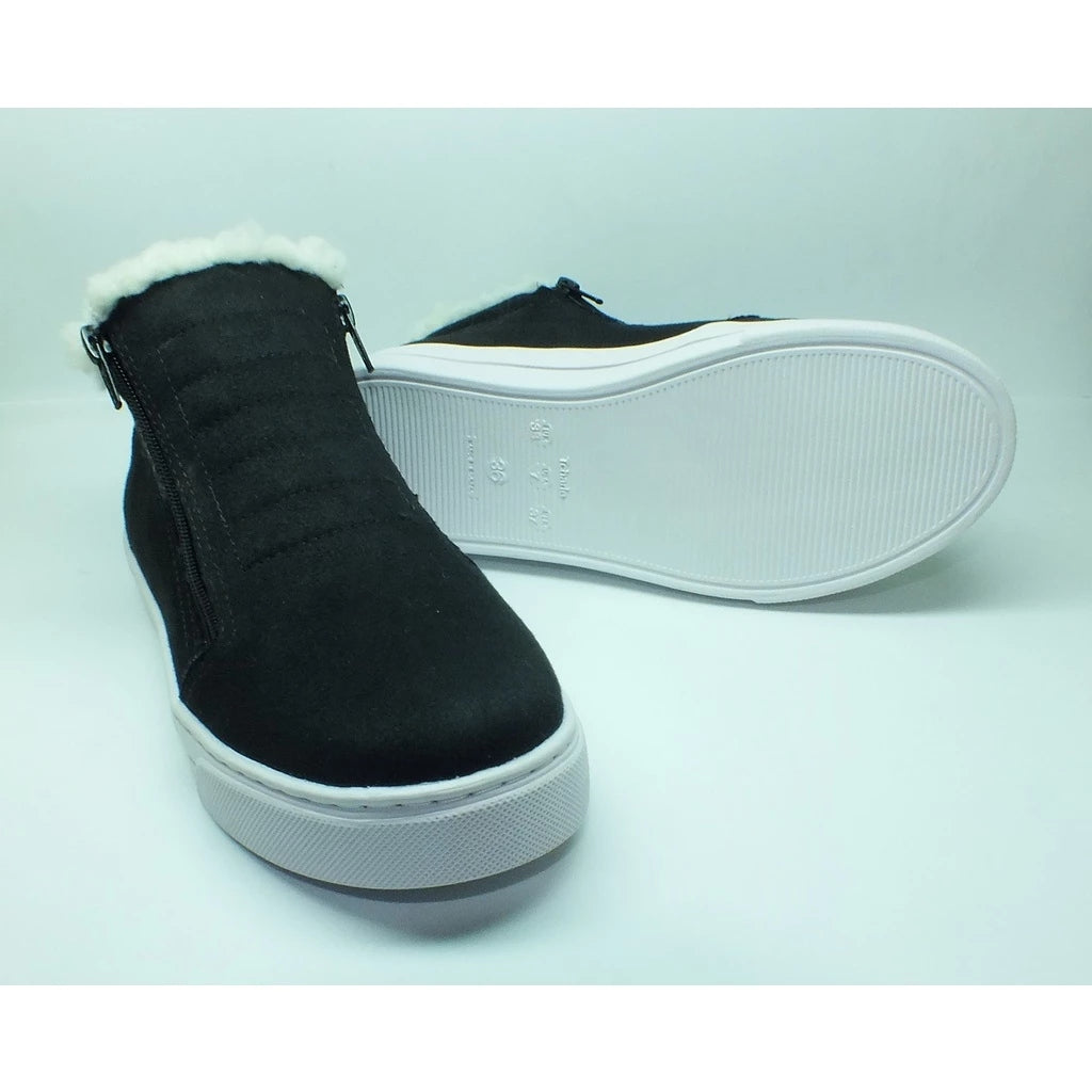 Bota Coturno Feminino com Forro de Lã para Inverno Ferrazi