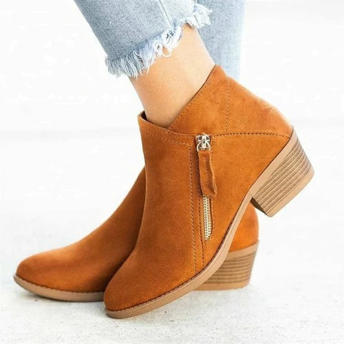 Bota Casual Forro Aveludado Horizonte Jazz Serenidade, Conforto Quente Para o Inverno
