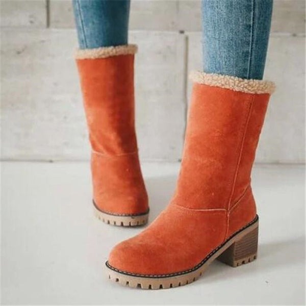 Bota Feminina de Inverno Forrada em Lã Ferrazi