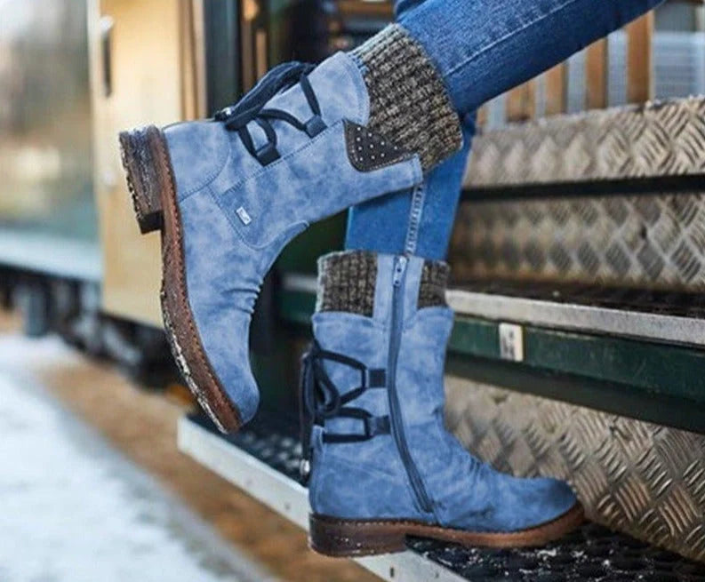Bota Feminina Sintético Aura Inverno Prisma, Calor e Estilo na Estação Fria