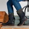 Bota Feminina Sintético Aura Inverno Prisma, Calor e Estilo na Estação Fria