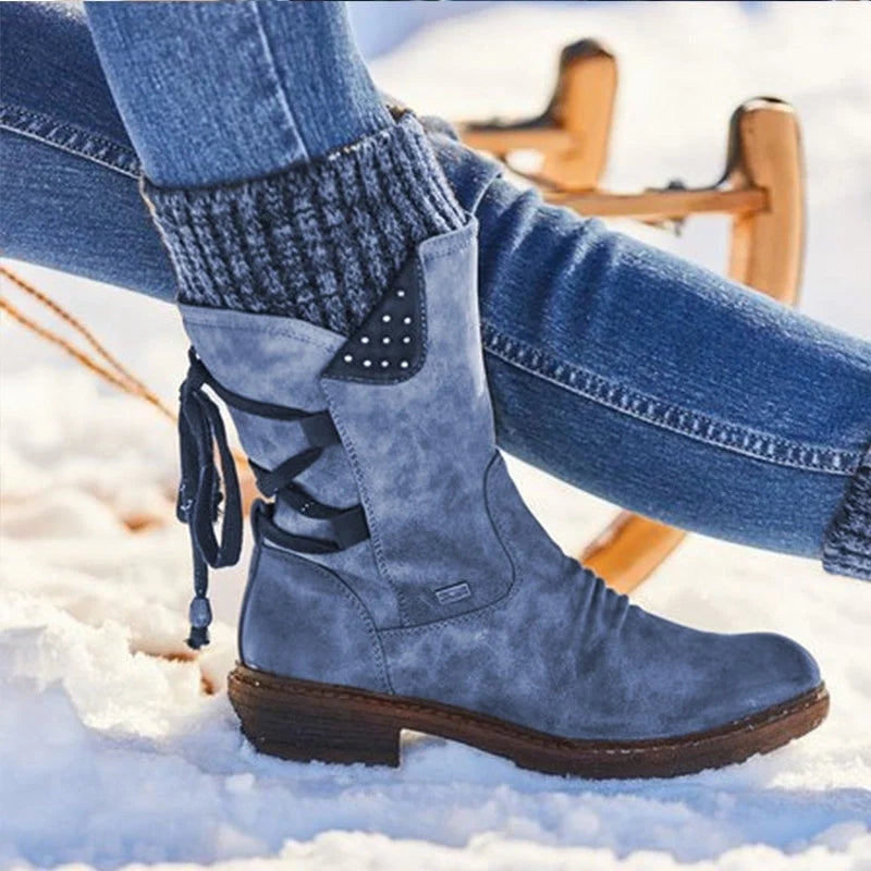 Bota Feminina Sintético Aura Inverno Prisma, Calor e Estilo na Estação Fria