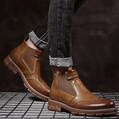 Bota Masculina Premium Horizonte Virtude, Elegância e Resistência Para Todos os Momentos