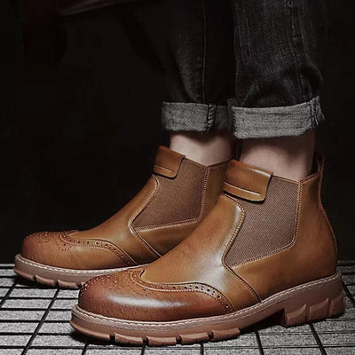 Bota Masculina Premium Horizonte Virtude, Elegância e Resistência Para Todos os Momentos