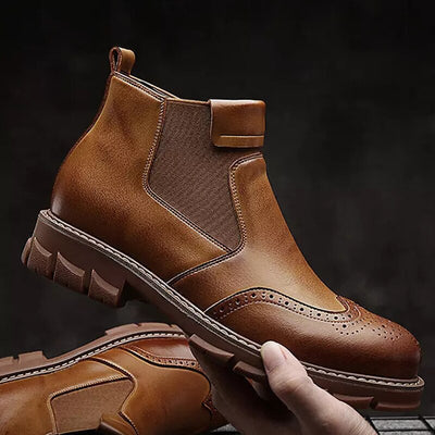 Bota Masculina Premium Horizonte Virtude, Elegância e Resistência Para Todos os Momentos