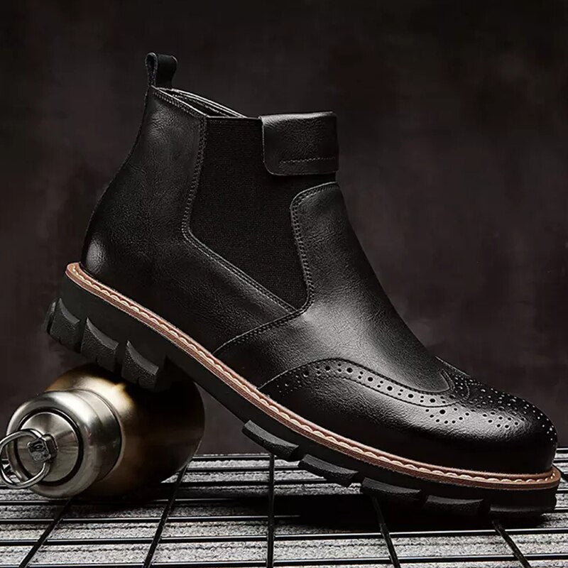 Bota Masculina Premium Horizonte Virtude, Elegância e Resistência Para Todos os Momentos