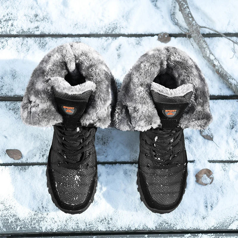 Bota Masculina de Inverno Forrada de Cano Alto Ferrazi