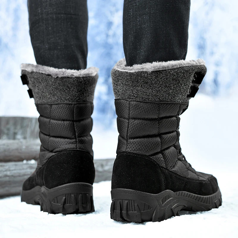 Bota Masculina de Inverno Forrada de Cano Alto Ferrazi