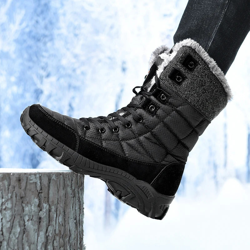 Bota Masculina de Inverno Forrada de Cano Alto Ferrazi