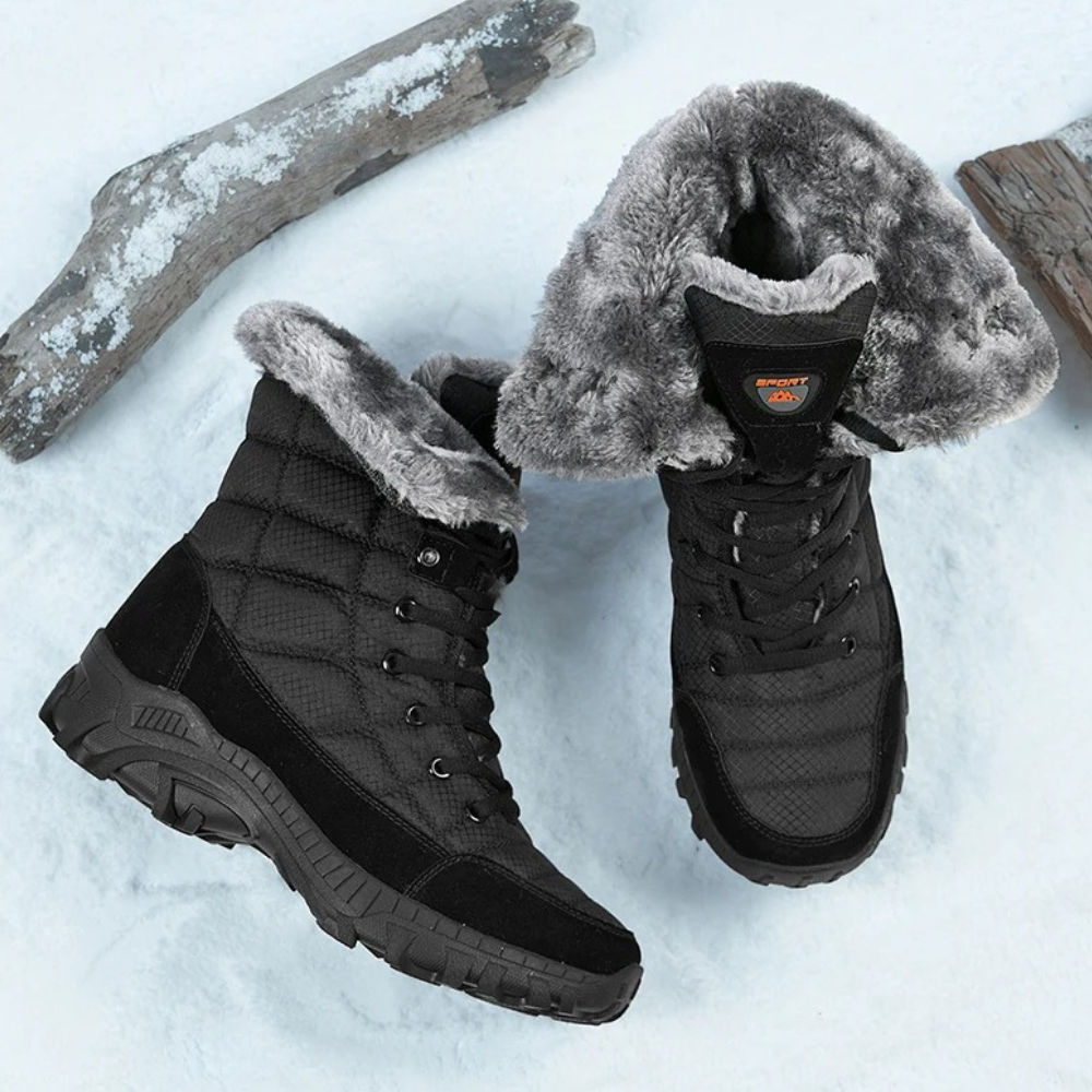 Bota Masculina de Inverno Forrada de Cano Alto Ferrazi