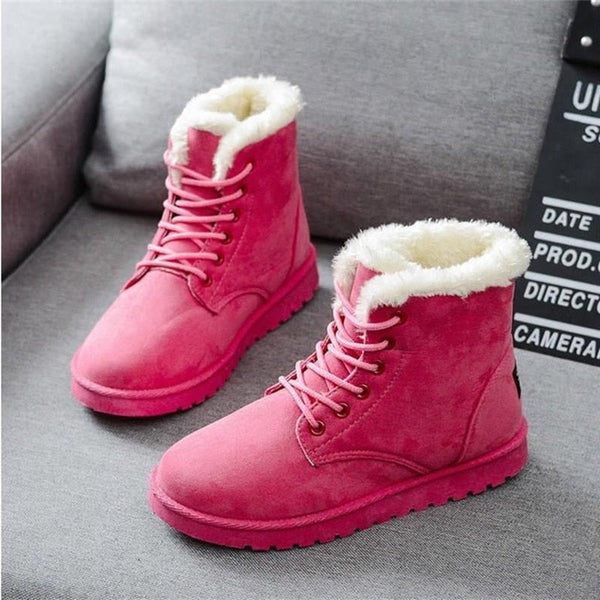 Bota de Camurça Feminina de Inverno Ferrazi