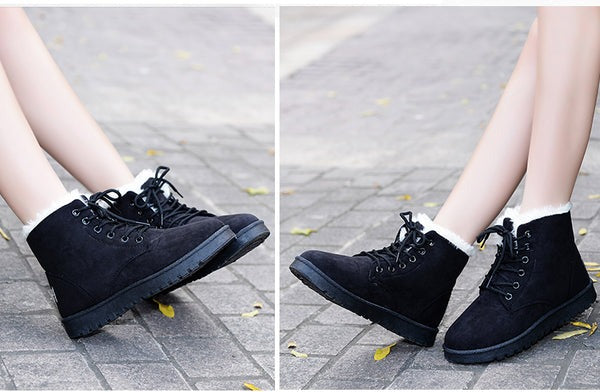 Bota de Camurça Feminina de Inverno Ferrazi