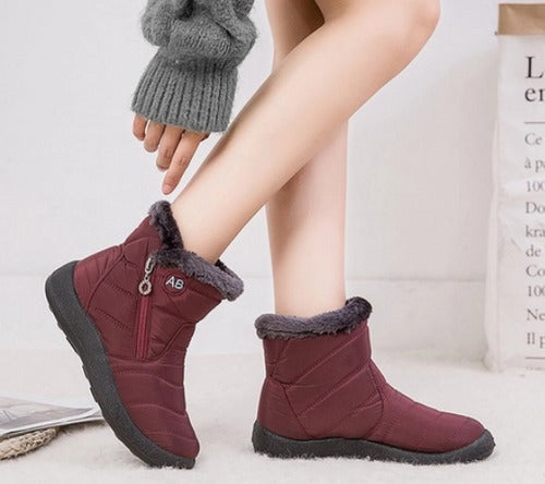 Bota de Inverno Forro Aveludado Horizonte Sereno Gaia, Conforto e Proteção Nos Dias Frios
