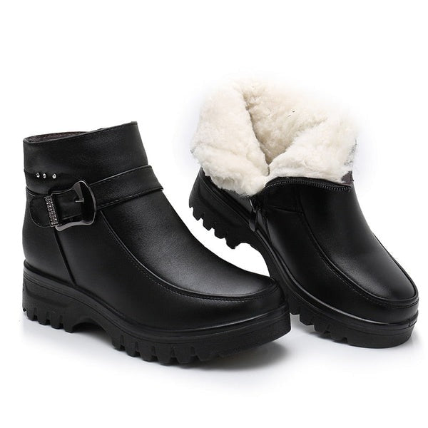 Bota Feminina Dupla Camada Eclipse Boreal Harmonia, Proteção Total Contra o Frio e Umidade