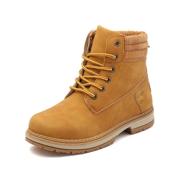 Bota em Couro Feminina de Inverno Ferrazi