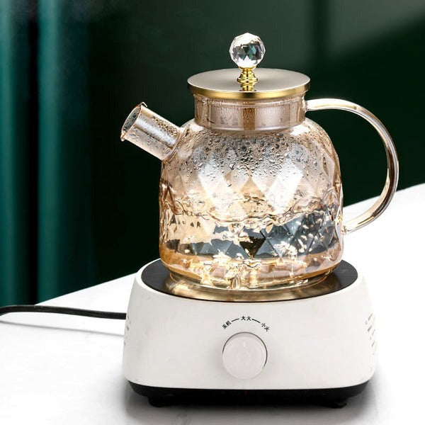 Bule de Vidro Borossilicato com Tampa de Inox Ferrazi