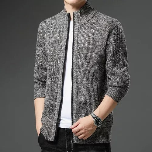Casaco Esportivo Masculino Casual de Lã Ferrazi