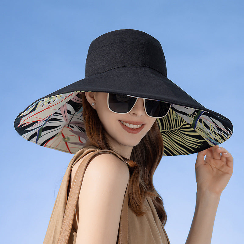 Chapéu de Praia Feminino Dupla Face de Algodão Ferrazi