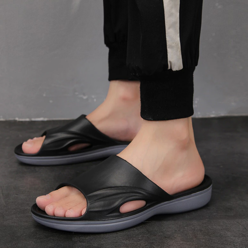 Chinelo Ortopédico Sola Antiderrapante Horizonte Vitalidade Equilíbrio, Caminhada Segura e Confortável