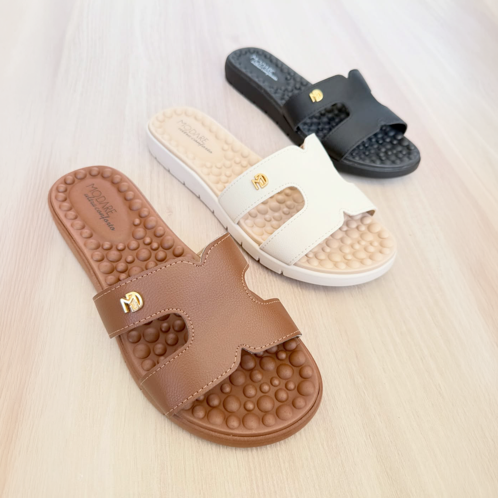 Sandália Ortopédica Palmilha Massageadora Harmonia Zen Reflex, Alívio Imediato e Conforto Prolongado