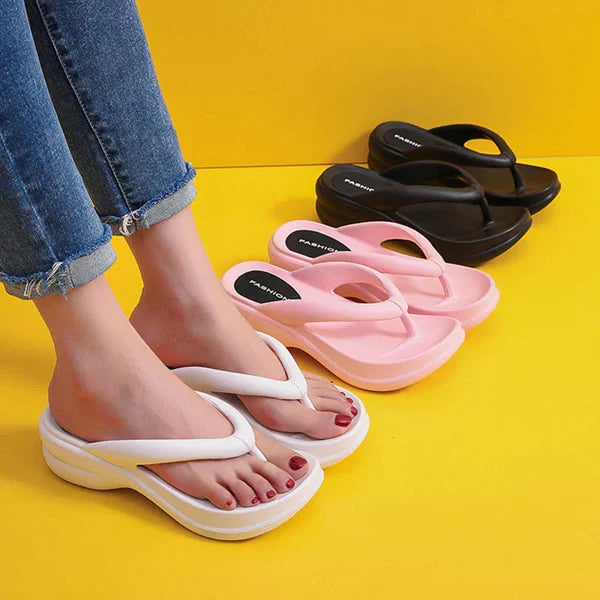Chinelo Ortopédico Sola Antiderrapante Aura Caminho Serenidade, Alívio Imediato das Dores