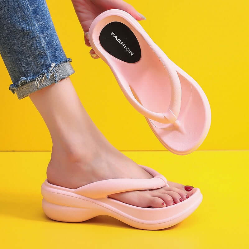 Chinelo Ortopédico Sola Antiderrapante Aura Caminho Serenidade, Alívio Imediato das Dores