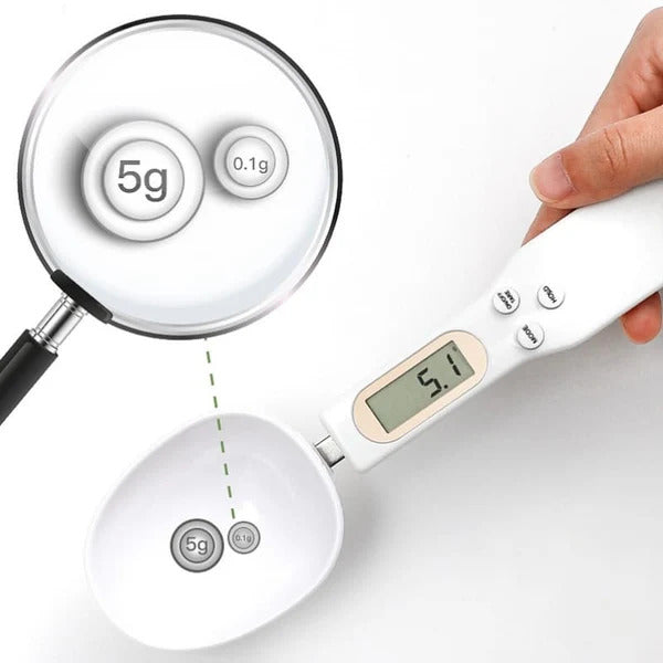 Colher Medidora com Balança Digital Portátil Ferrazi