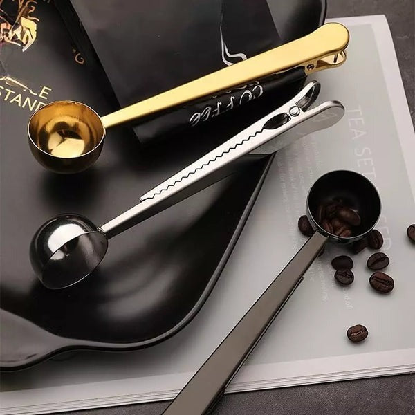Colher de Medição de Café com Presilha Inox Ferrazi