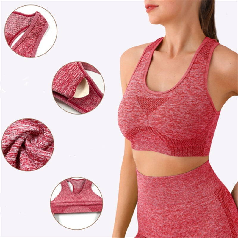 Conjunto Esportivo Feminino Top e Short sem Costura Ferrazi