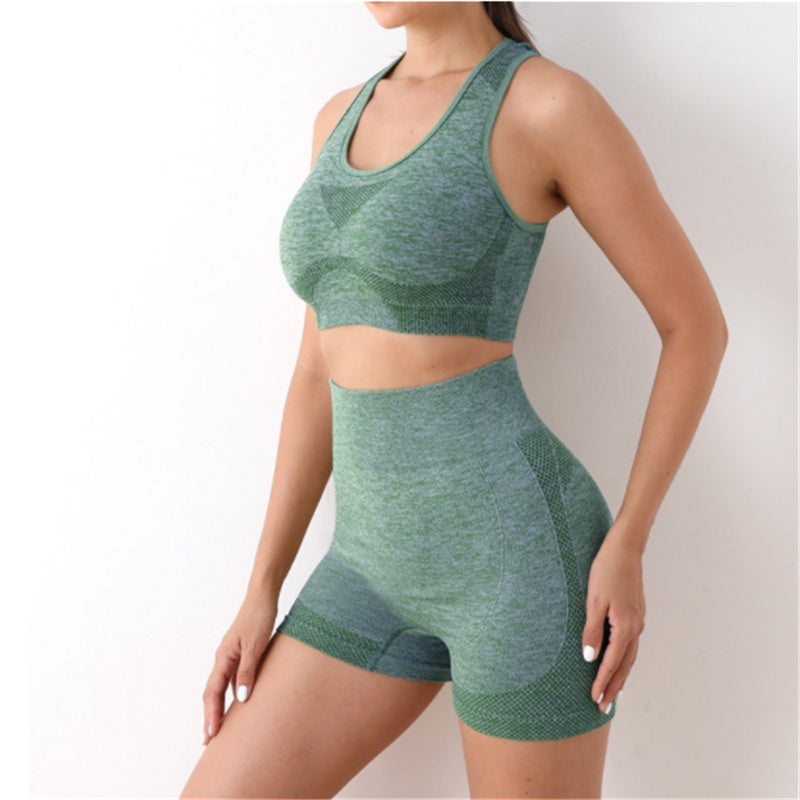 Conjunto Esportivo Feminino Top e Short sem Costura Ferrazi