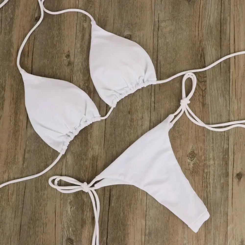 Conjunto de Biquíni Feminino Monocromático Ferrazi