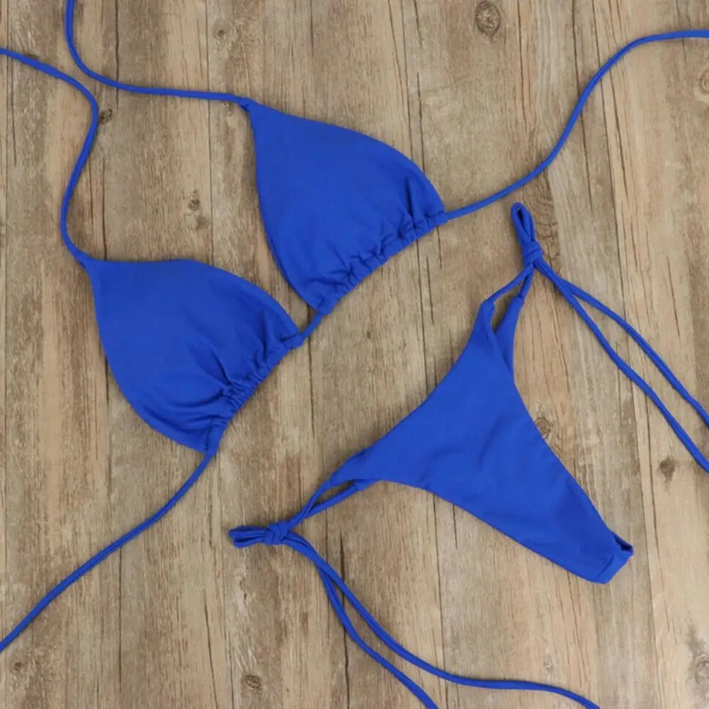 Conjunto de Biquíni Feminino Monocromático Ferrazi