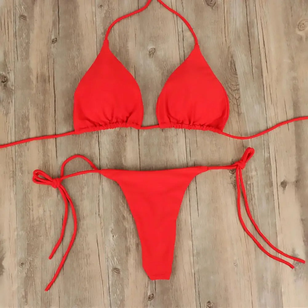 Conjunto de Biquíni Feminino Monocromático Ferrazi
